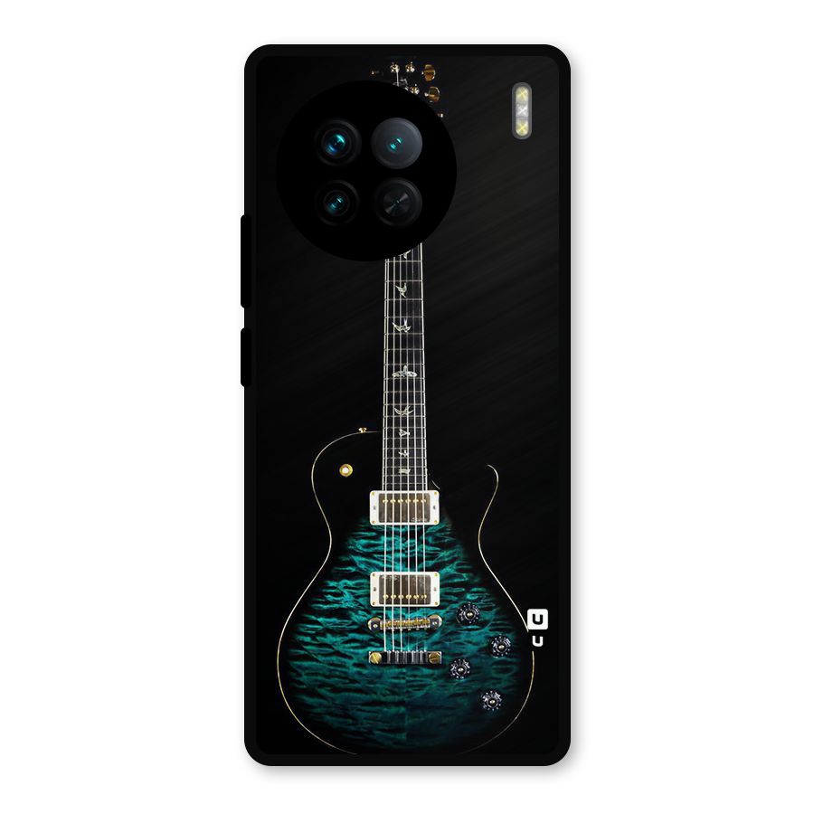 Royal Green Guitar Metal Back Case for Vivo X90