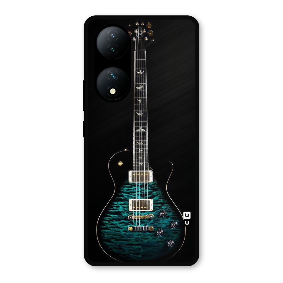 Royal Green Guitar Metal Back Case for Vivo Y100a