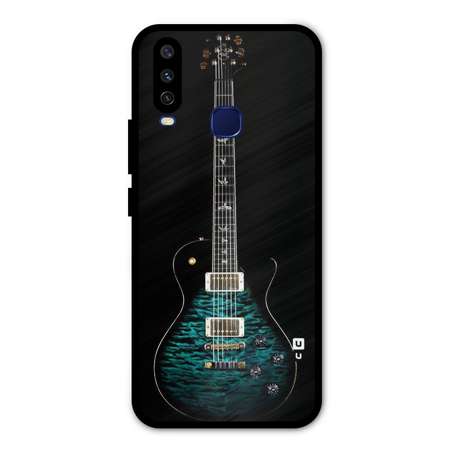 Royal Green Guitar Metal Back Case for Vivo Y15