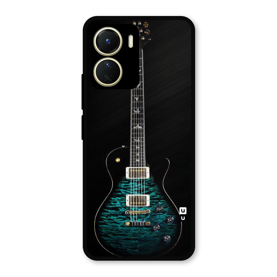 Royal Green Guitar Metal Back Case for Vivo Y16