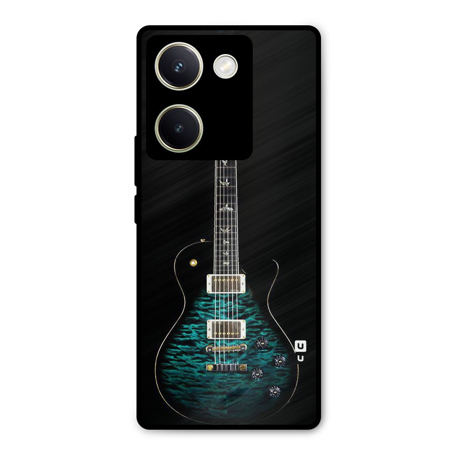 Royal Green Guitar Metal Back Case for Vivo Y200 Pro