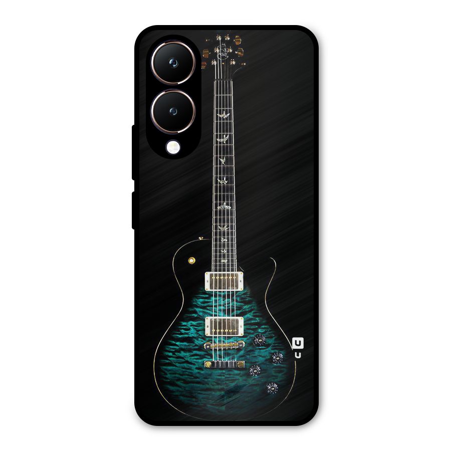 Royal Green Guitar Metal Back Case for Vivo Y28