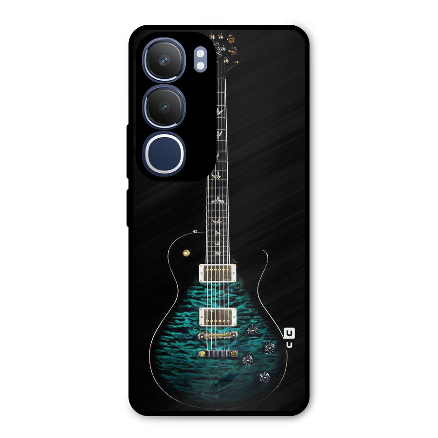 Royal Green Guitar Metal Back Case for Vivo Y29