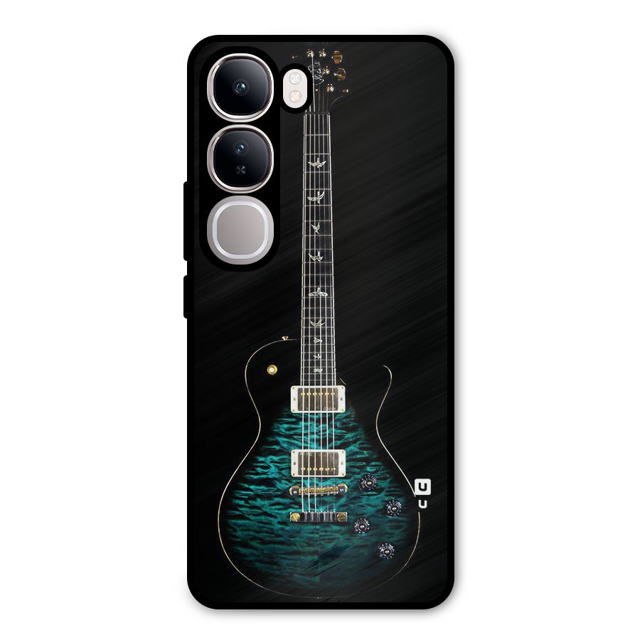 Royal Green Guitar Metal Back Case for Vivo Y300