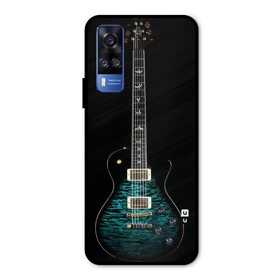 Royal Green Guitar Metal Back Case for Vivo Y51A