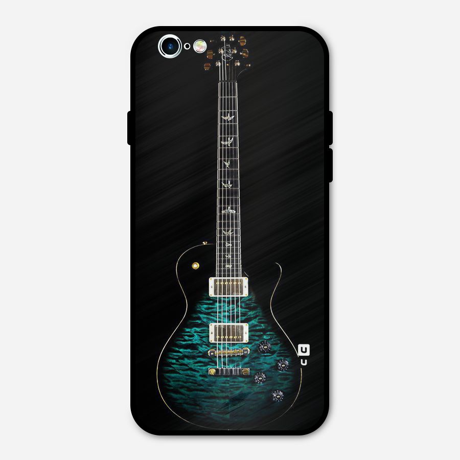 Royal Green Guitar Metal Back Case for iPhone 6 6s