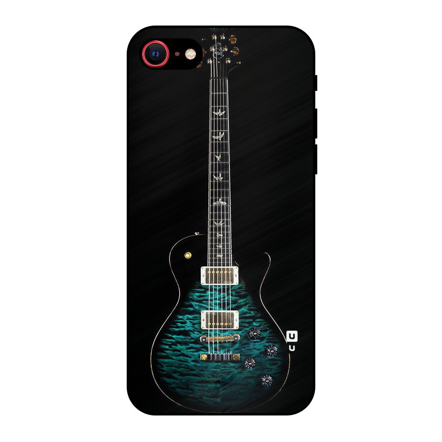 Royal Green Guitar Metal Back Case for iPhone 7