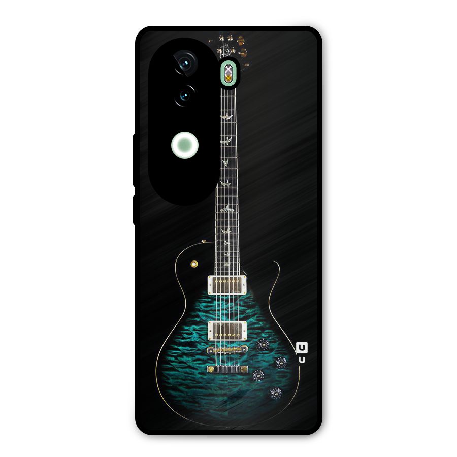 Royal Green Guitar Metal Back Case for iQOO Z9s