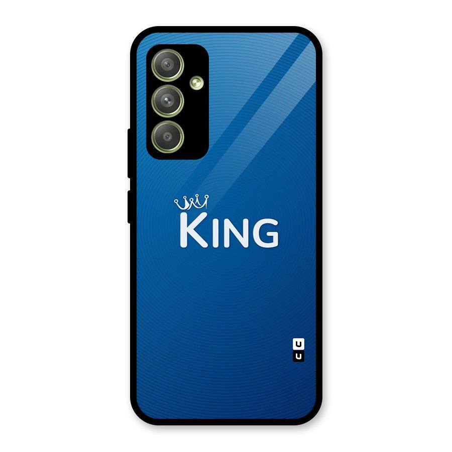 Royal King Glass Back Case for Galaxy A54