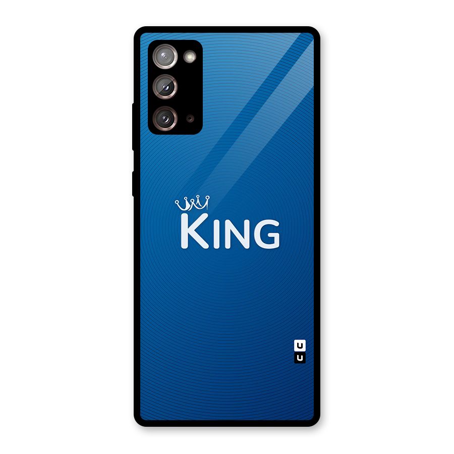 Royal King Glass Back Case for Galaxy Note 20