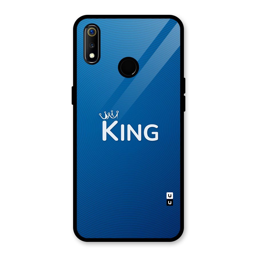 Royal King Glass Back Case for Realme 3i
