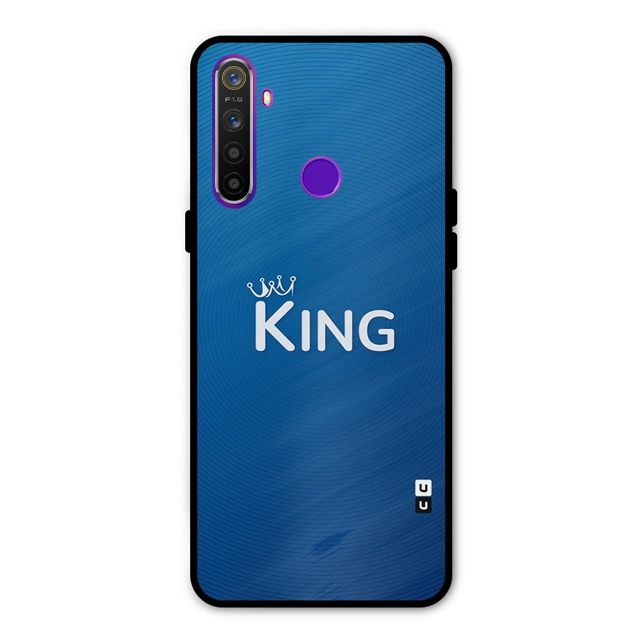 Royal King Glass Back Case for Realme 5s