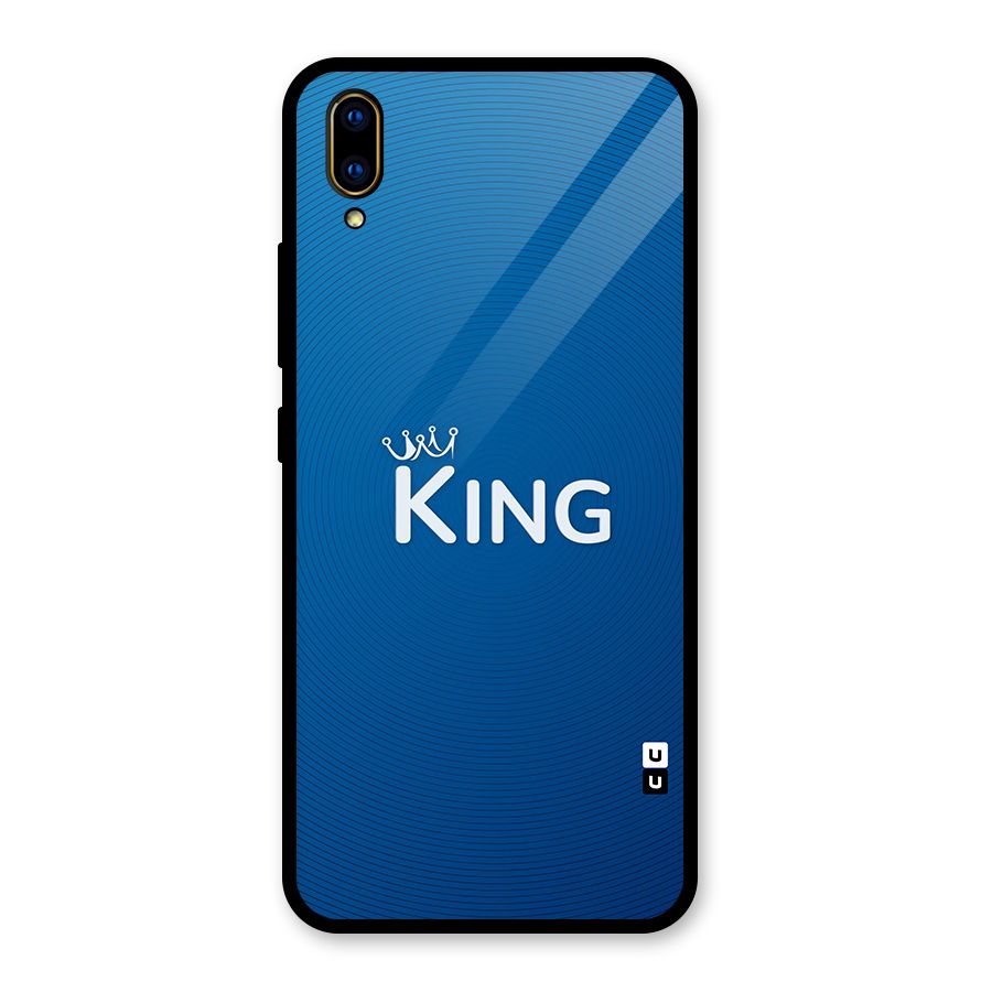 Royal King Glass Back Case for Vivo V11 Pro