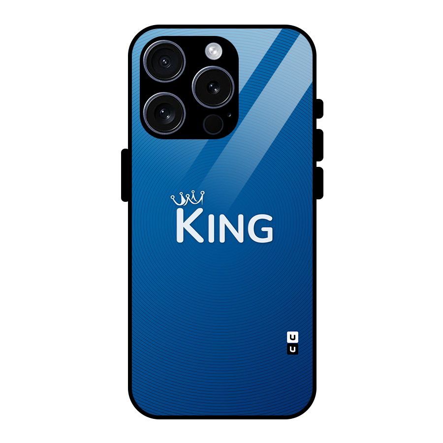 Royal King Glass Back Case for iPhone 15 Pro