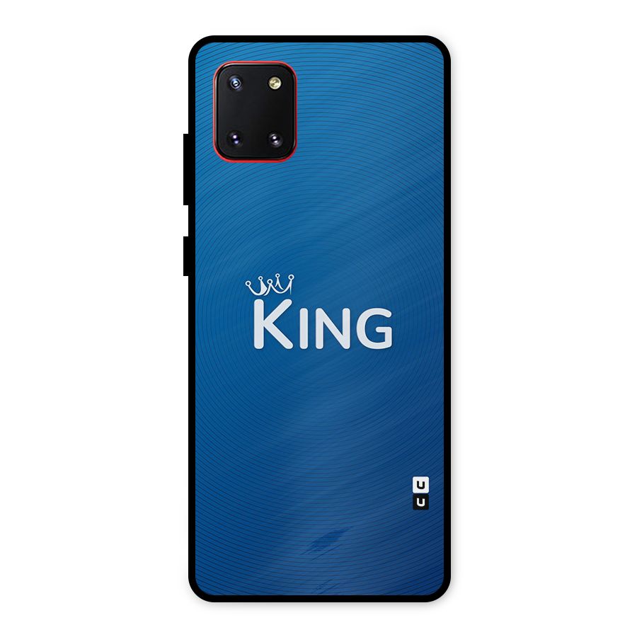 Royal King Metal Back Case for Galaxy Note 10 Lite