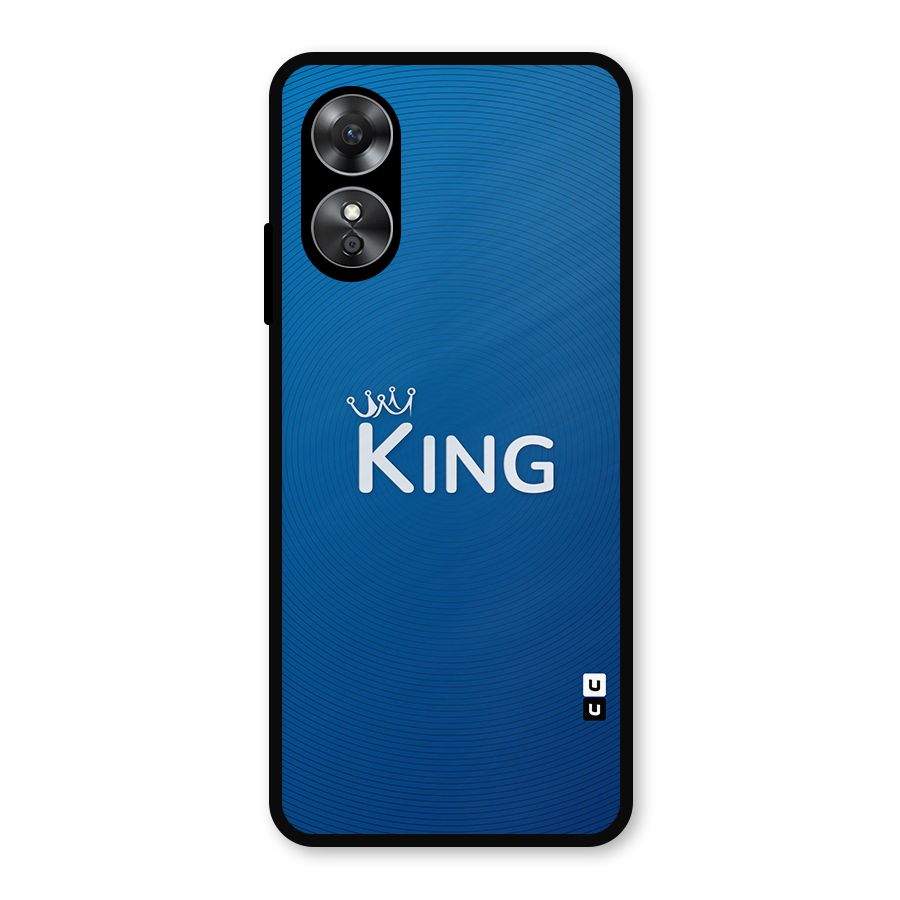 Royal King Metal Back Case for Oppo A17