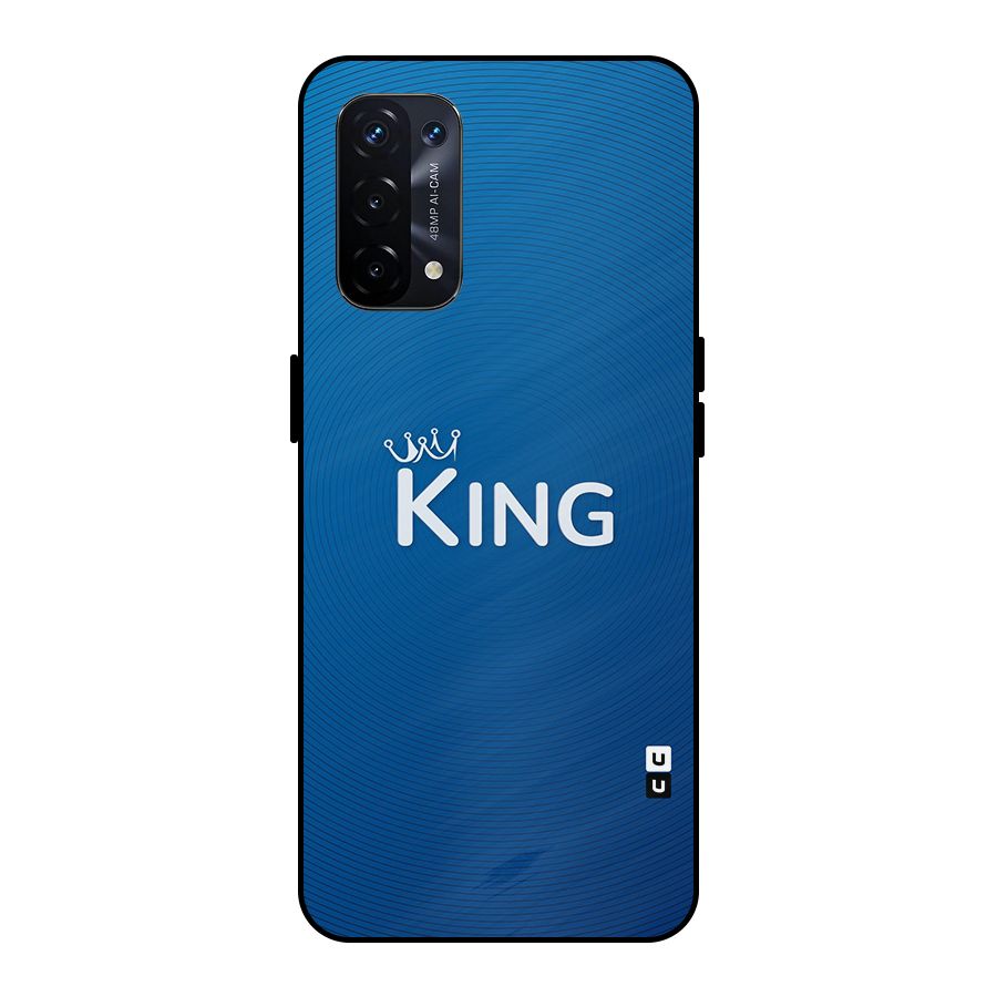 Royal King Metal Back Case for Oppo A74 5G