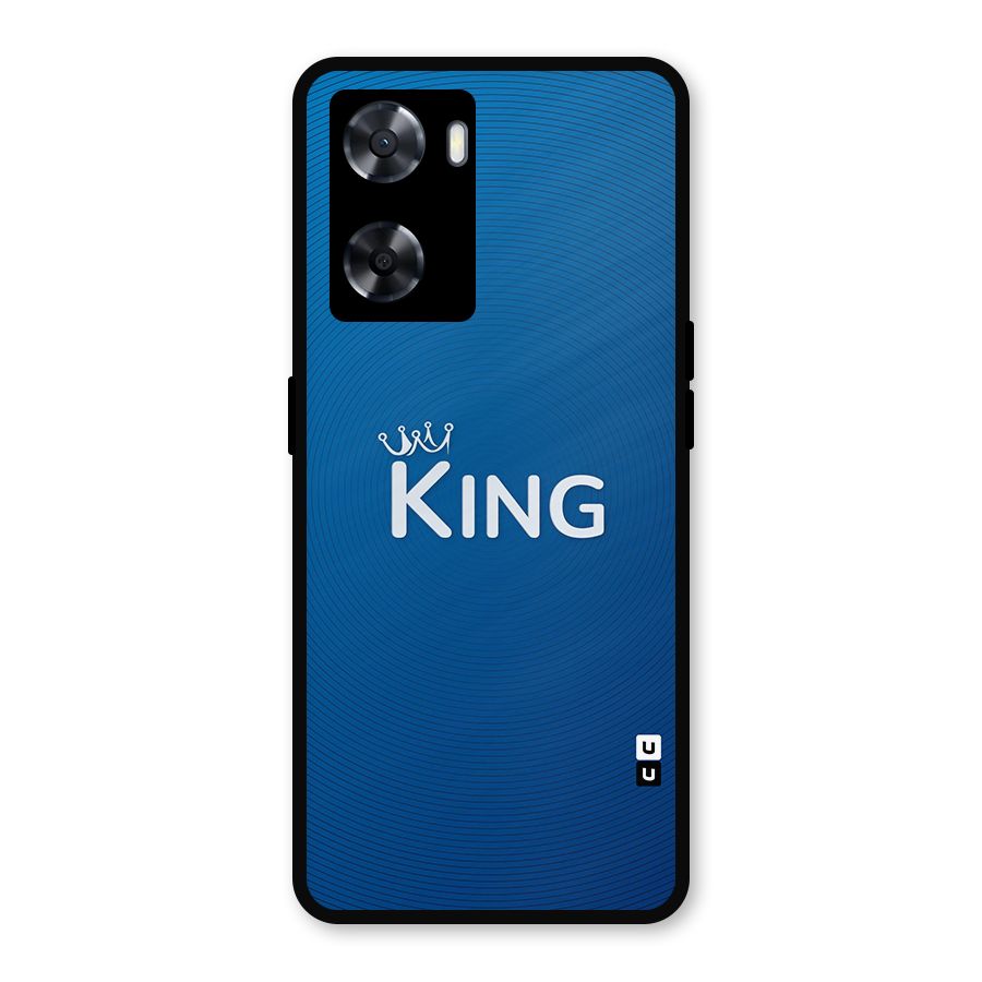 Royal King Metal Back Case for Oppo A77s