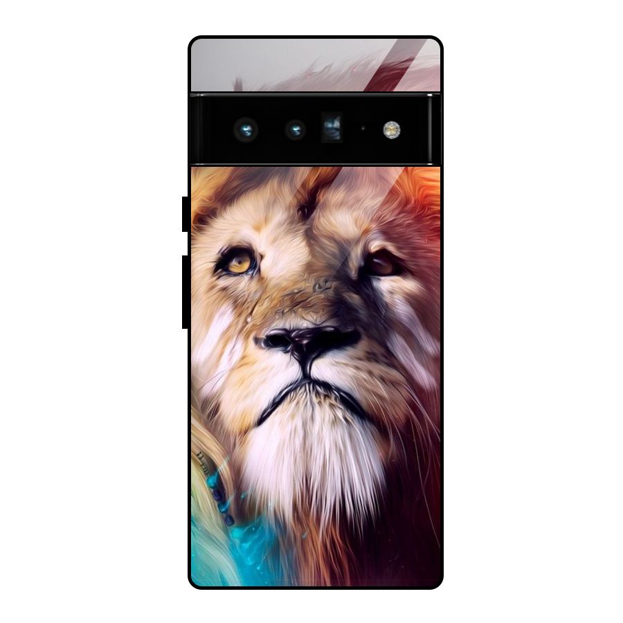 Royal Lion Glass Back Case for Google Pixel 6 Pro
