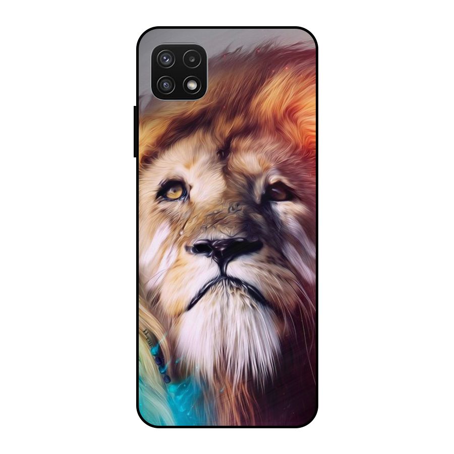 Royal Lion Metal Back Case for Galaxy A22 5G