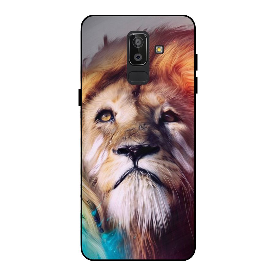 Royal Lion Metal Back Case for Galaxy J8