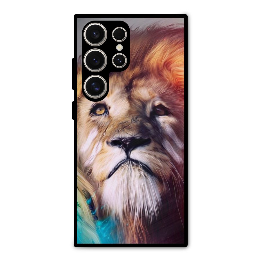 Royal Lion Metal Back Case for Galaxy S24 Ultra