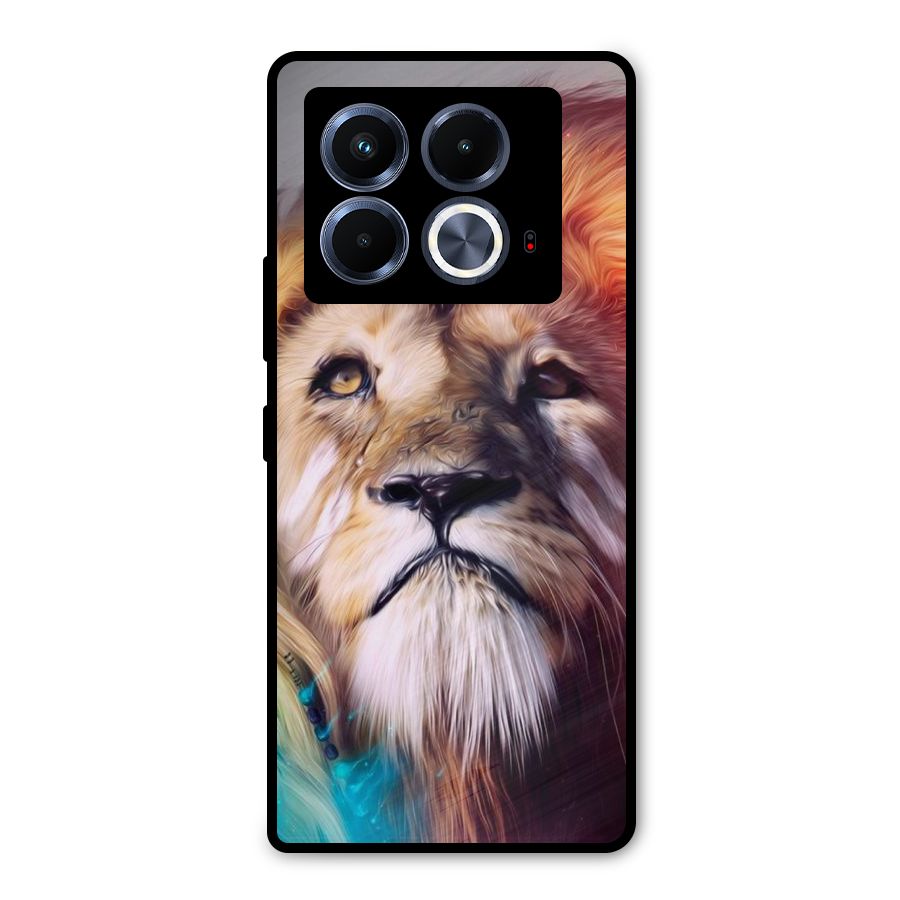 Royal Lion Metal Back Case for Infinix Note 40 5G