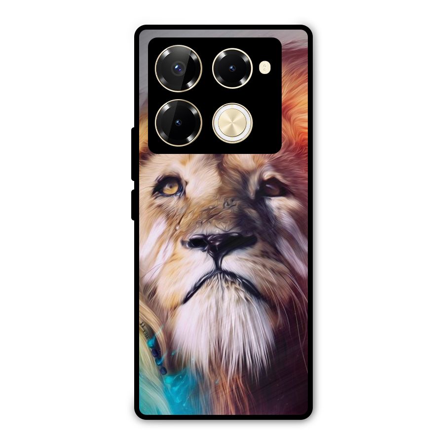 Royal Lion Metal Back Case for Infinix Note 40 Pro Plus