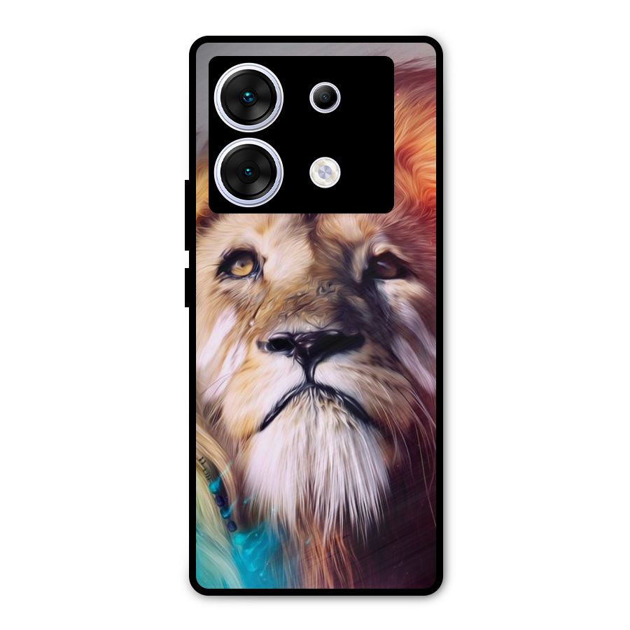 Royal Lion Metal Back Case for Infinix Zero 30 5G