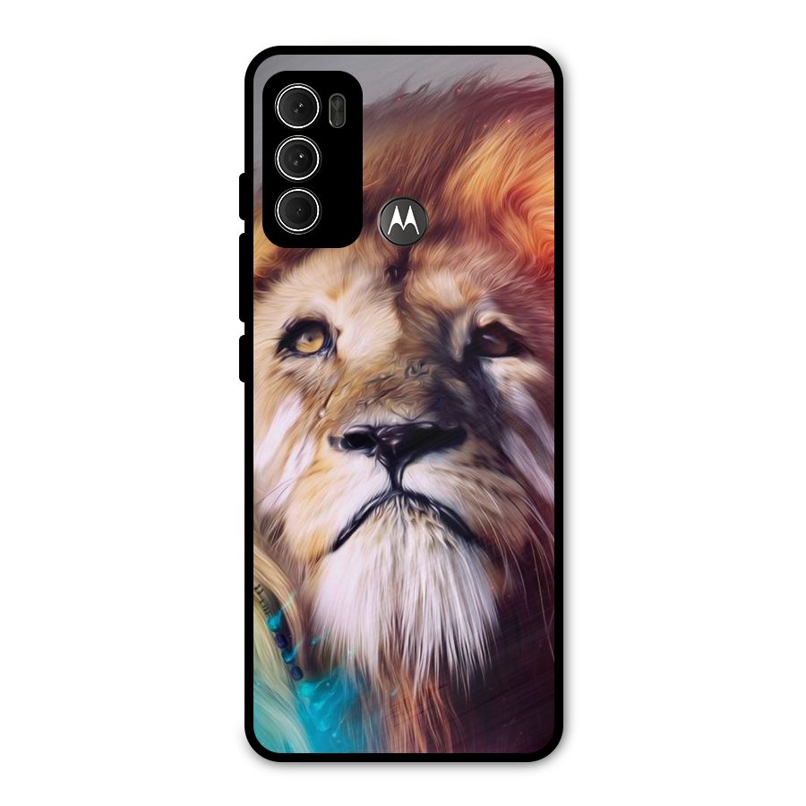 Royal Lion Metal Back Case for Moto G60