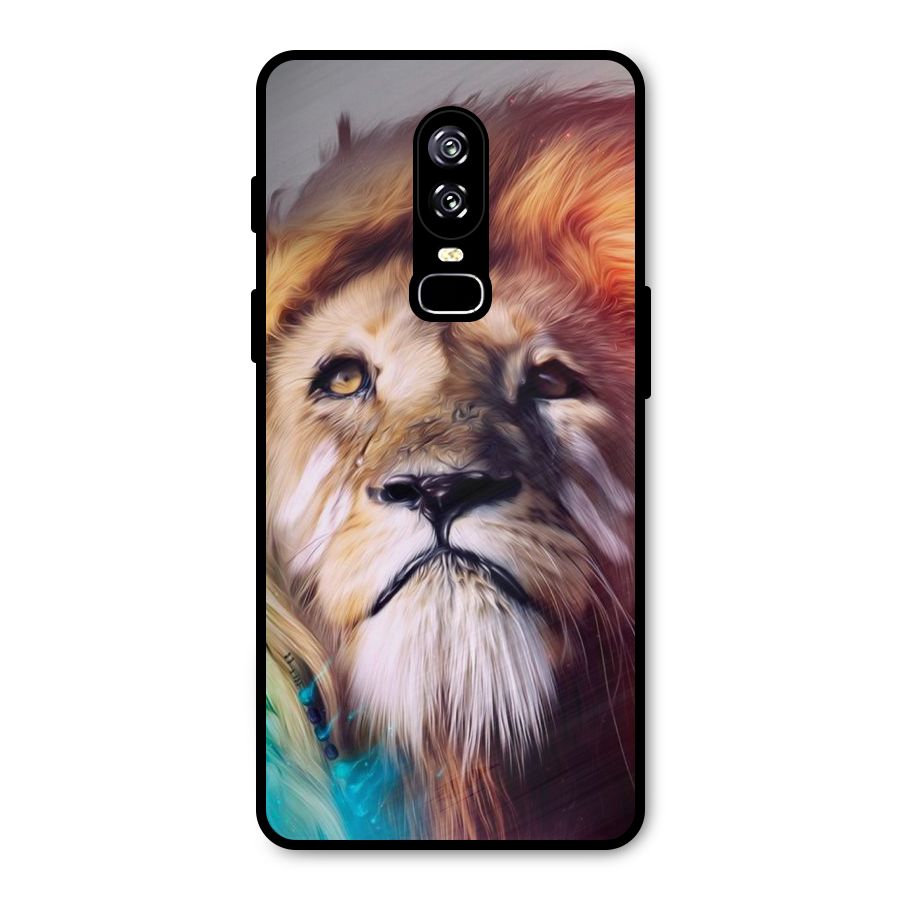Royal Lion Metal Back Case for OnePlus 6
