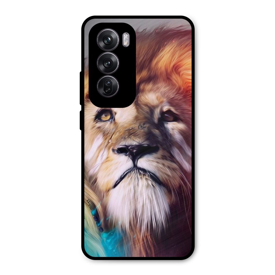 Royal Lion Metal Back Case for Oppo Reno12 Pro