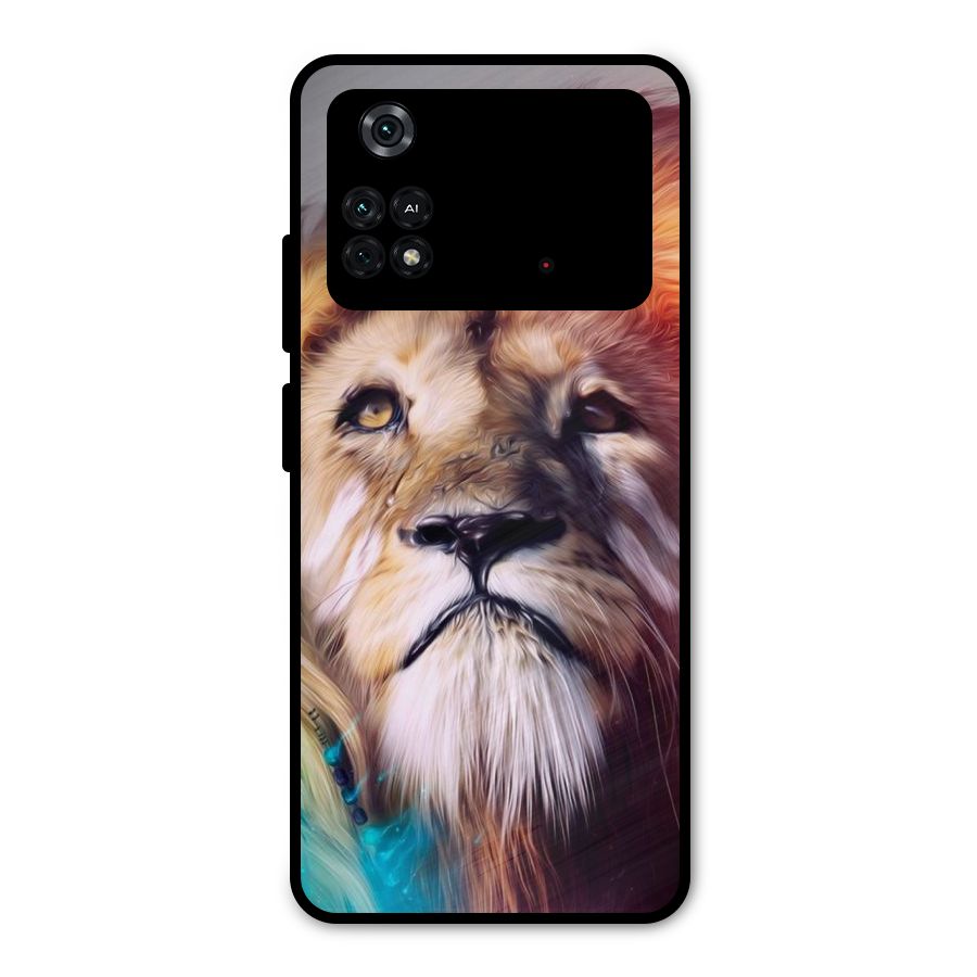 Royal Lion Metal Back Case for Poco M4 Pro 4G
