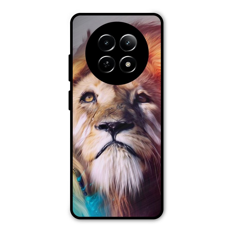 Royal Lion Metal Back Case for Realme 12x 5G