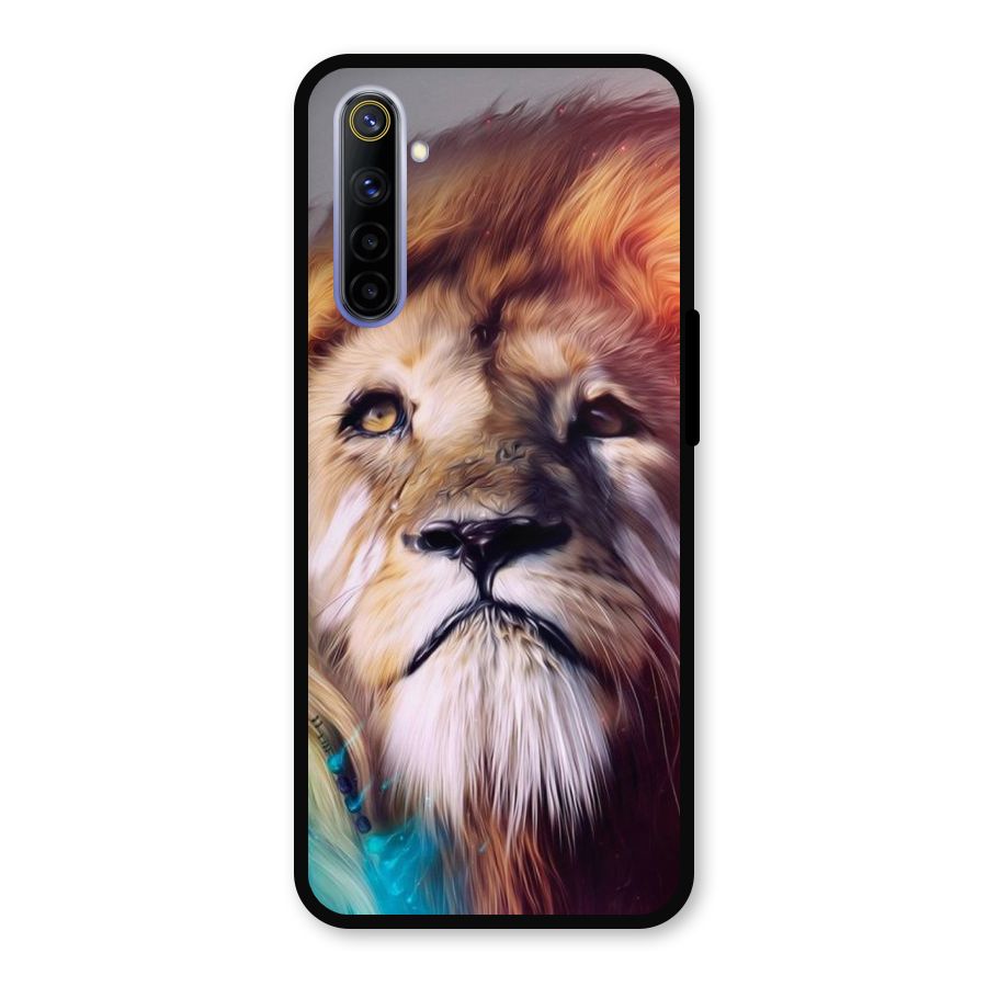 Royal Lion Metal Back Case for Realme 6