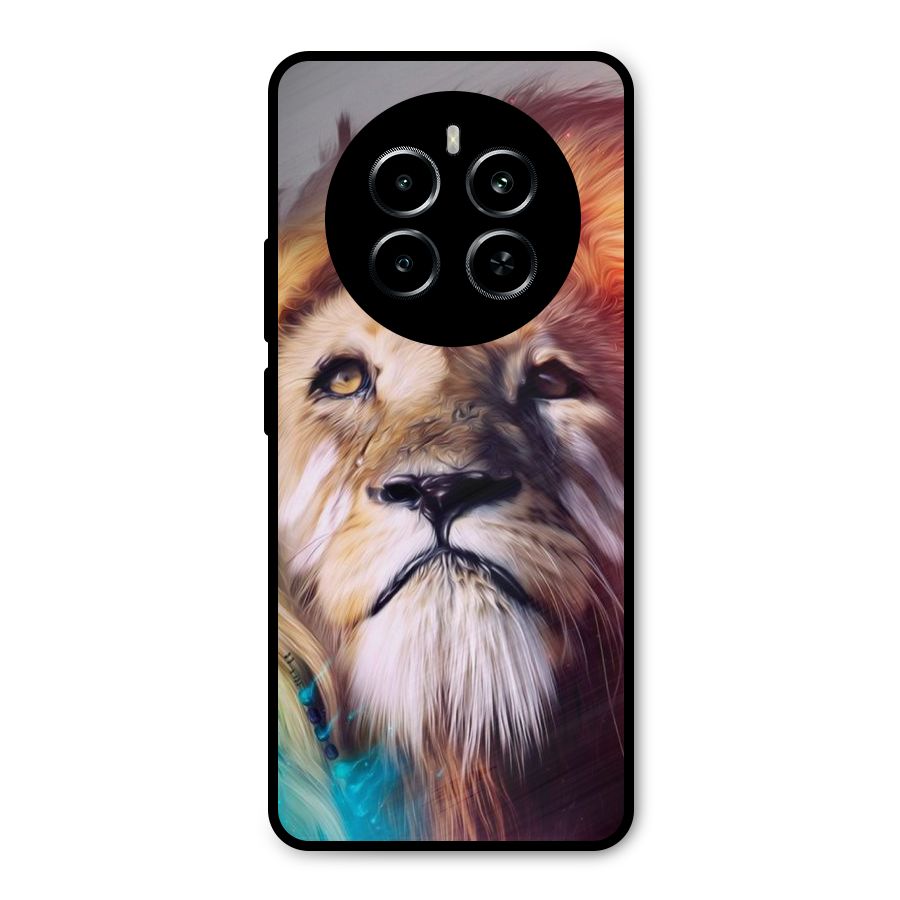 Royal Lion Metal Back Case for Realme P1