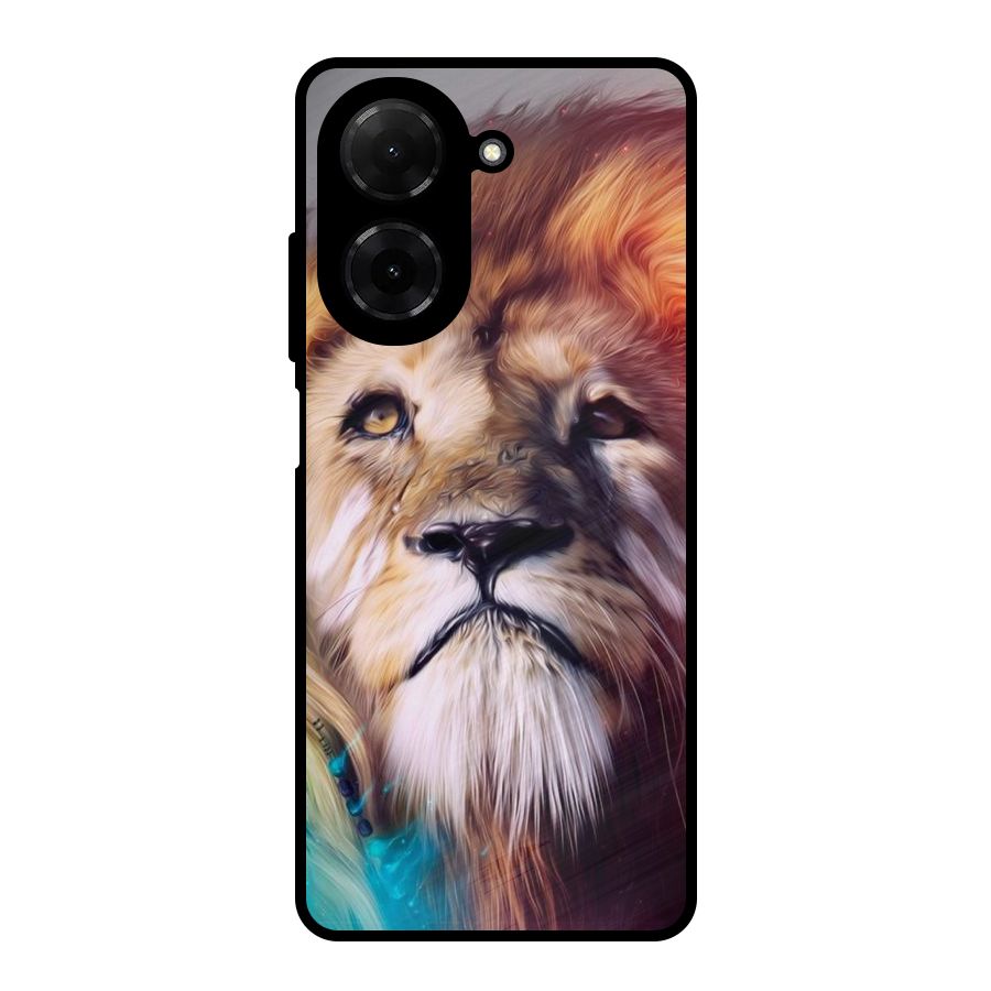Royal Lion Metal Back Case for Redmi A5 4G