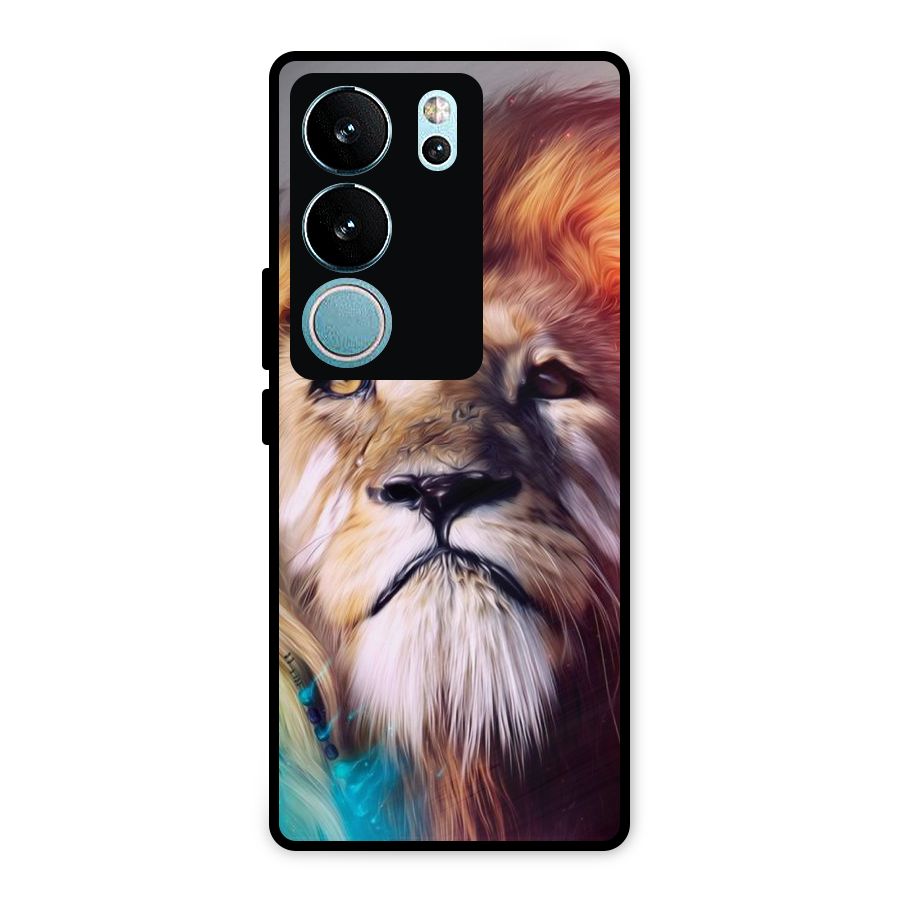 Royal Lion Metal Back Case for Vivo V29