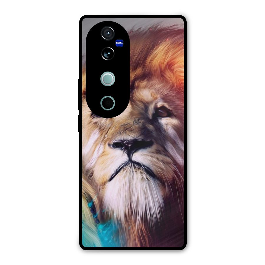 Royal Lion Metal Back Case for Vivo V40