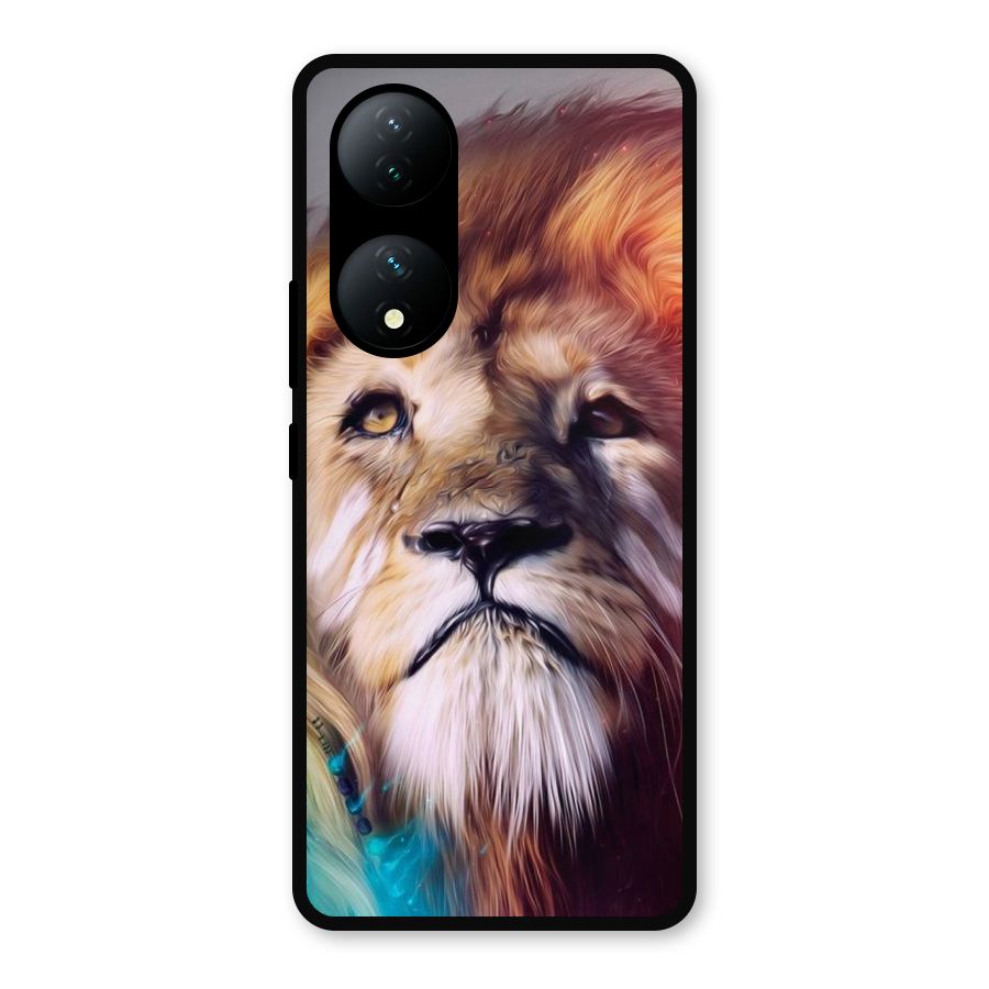 Royal Lion Metal Back Case for Vivo Y100a