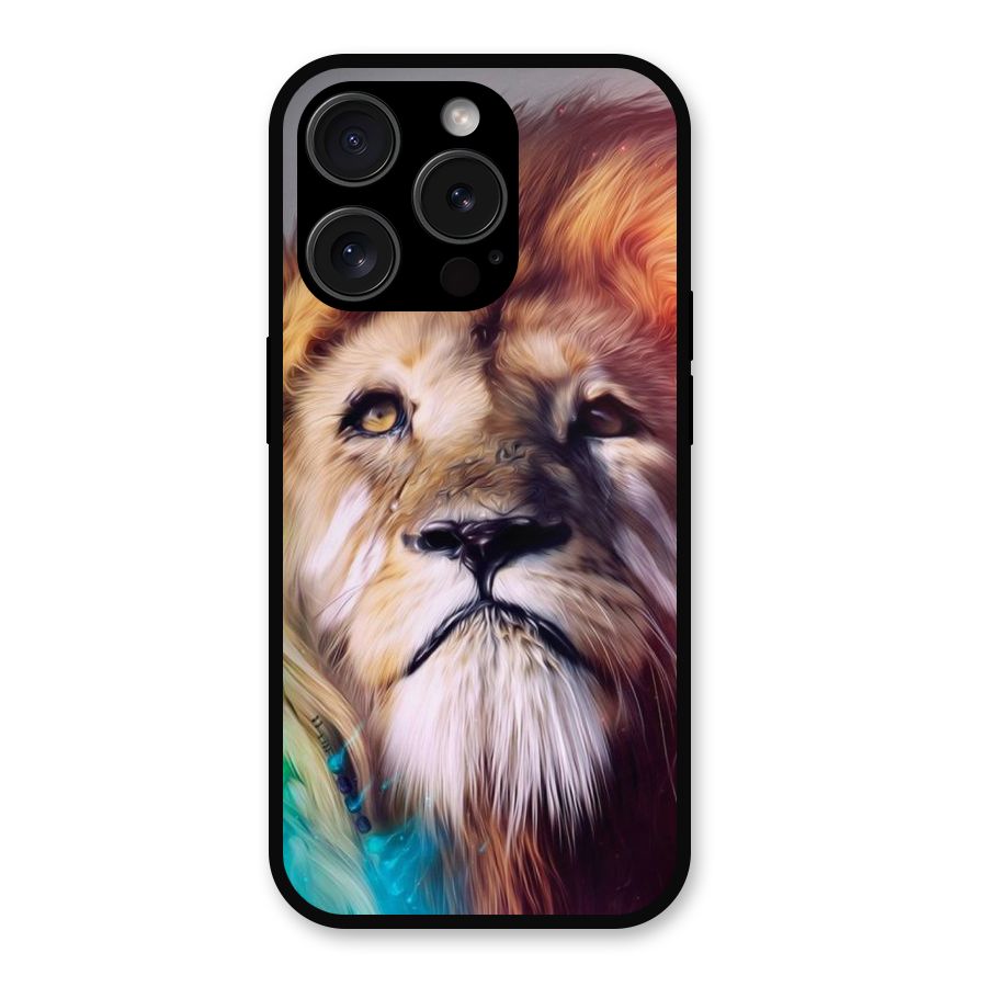 Royal Lion Metal Back Case for iPhone 15 Pro