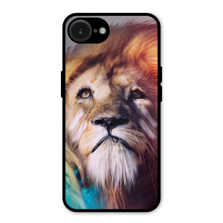 Royal Lion Metal Back Case for iPhone 16e