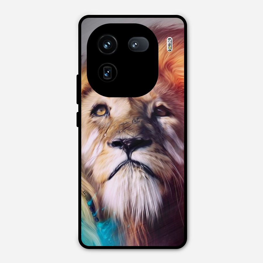Royal Lion Metal Back Case for iQOO 12