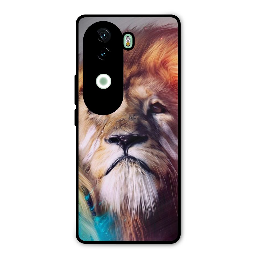Royal Lion Metal Back Case for iQOO Z9s