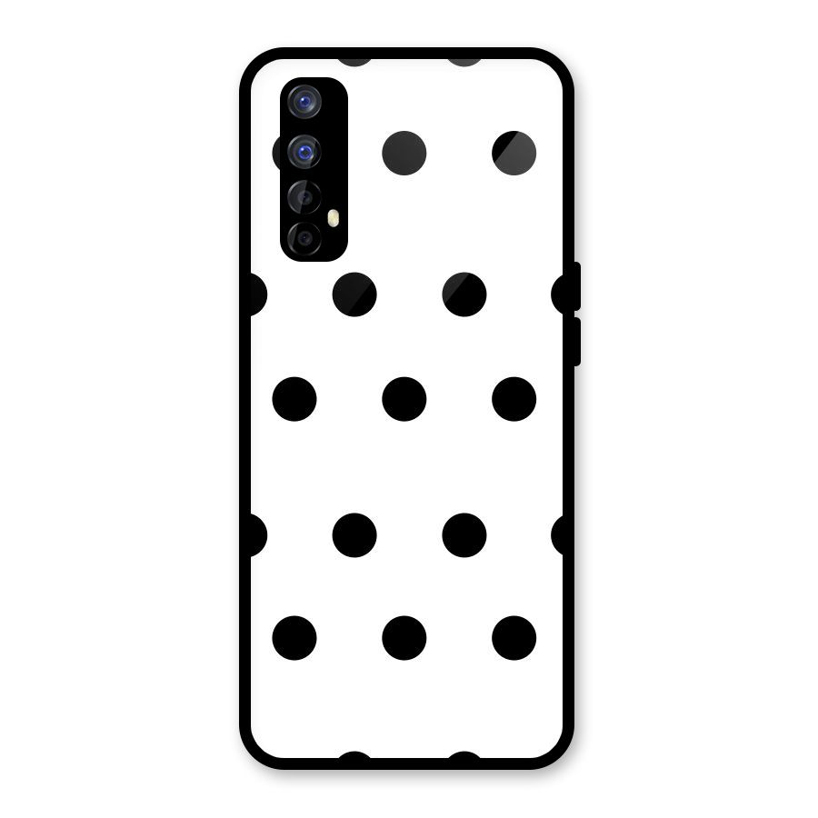 Royal Polka Dots Glass Back Case for Realme 7