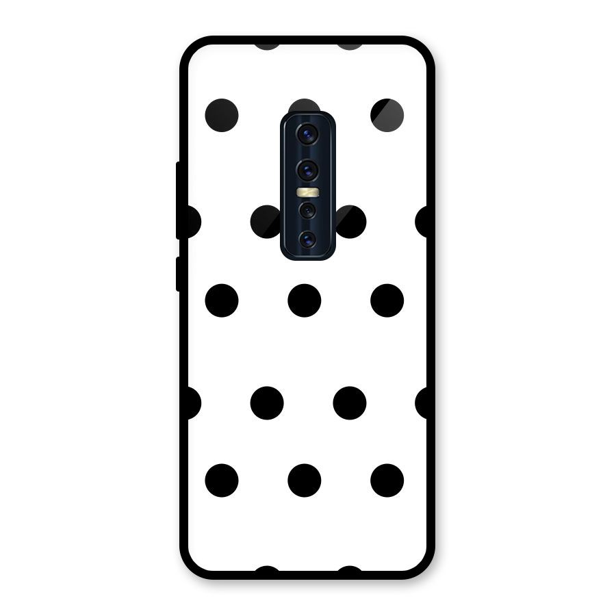 Royal Polka Dots Glass Back Case for Vivo V17 Pro