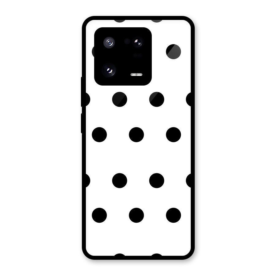 Royal Polka Dots Glass Back Case for Xiaomi 13 Pro