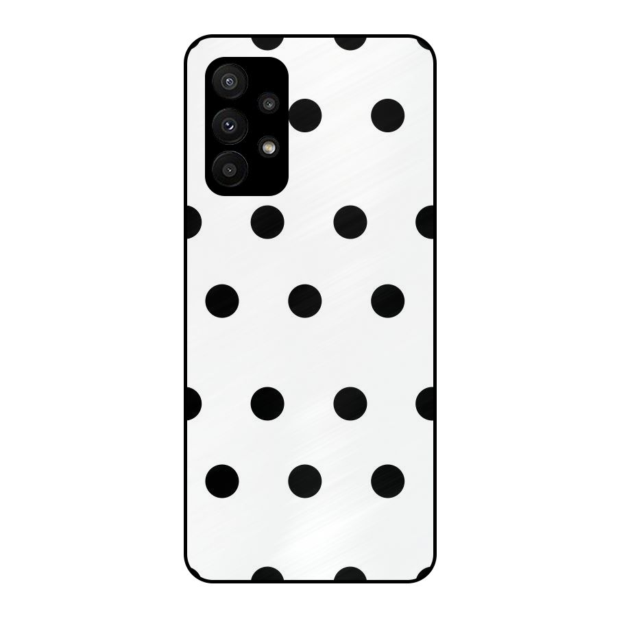 Royal Polka Dots Metal Back Case for Galaxy A23