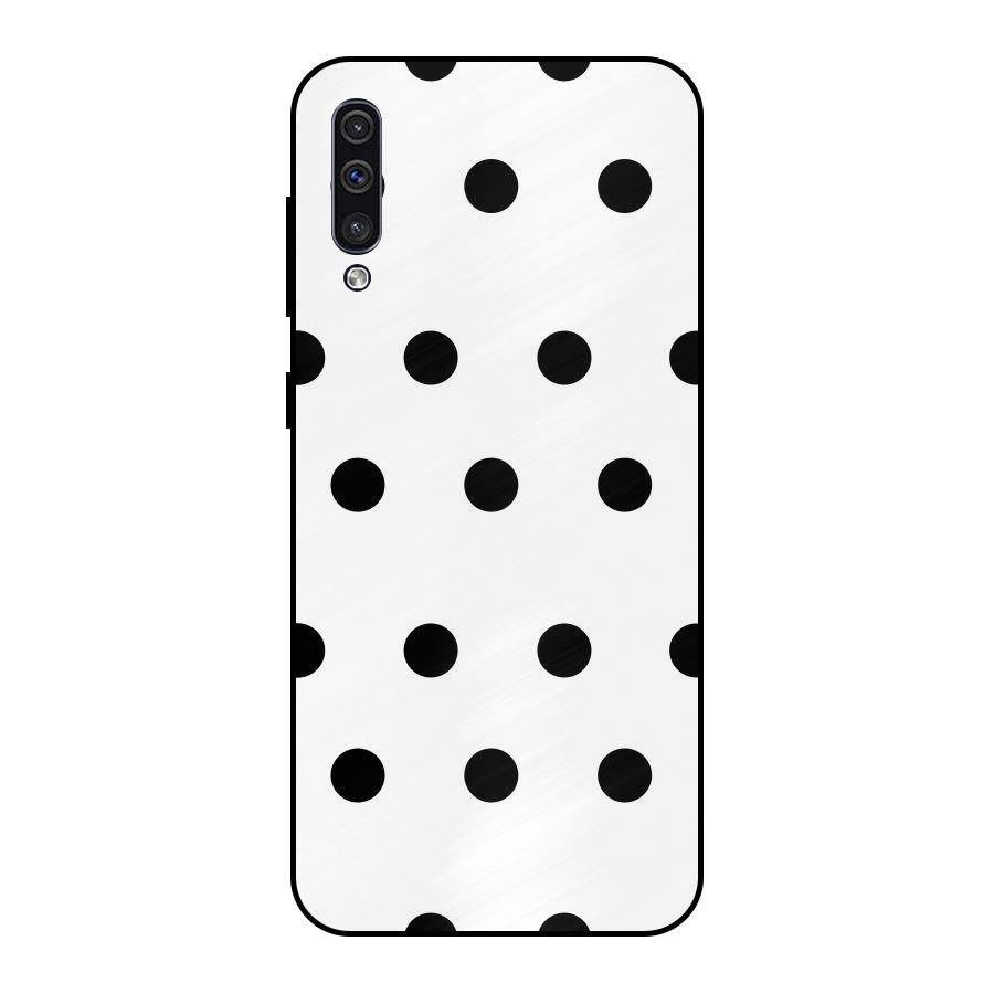 Royal Polka Dots Metal Back Case for Galaxy A30s
