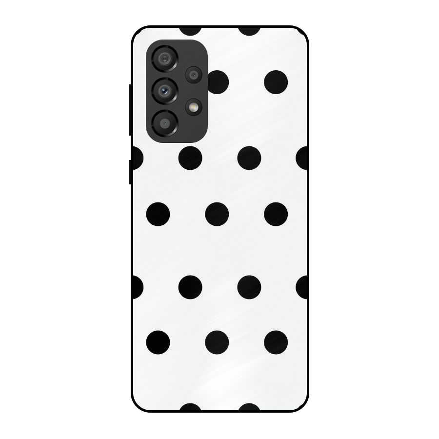 Royal Polka Dots Metal Back Case for Galaxy A33 5G
